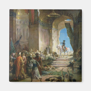 Aimant Napoleon Bonaparte dans la mosquée grande au Cair