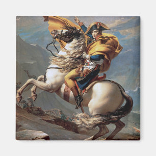 Aimant Napoléon Traversant les Alpes, Jacques-Louis Davi
