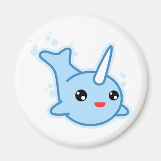 Aimant Narwhal Kawaii