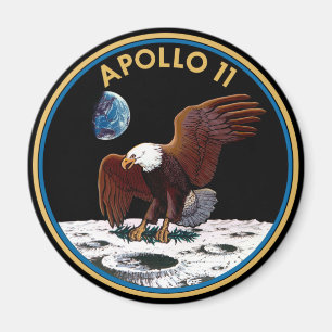 Aimant NASA Apollo 11 Atterrissage Lunaire Patch Insigne