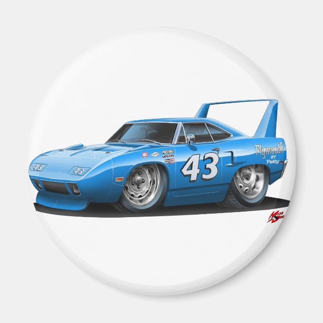 Aimant Nascar Superbird Petty 1970 (Devant)
