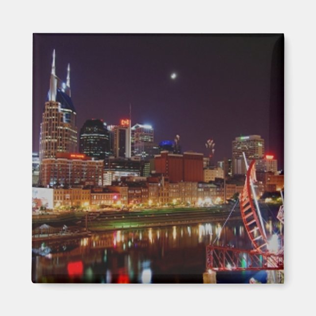Aimant Nashville Skyline (Devant)