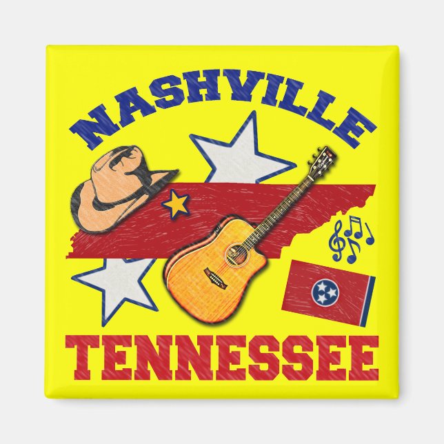 Aimant Nashville, Tennessee (Devant)