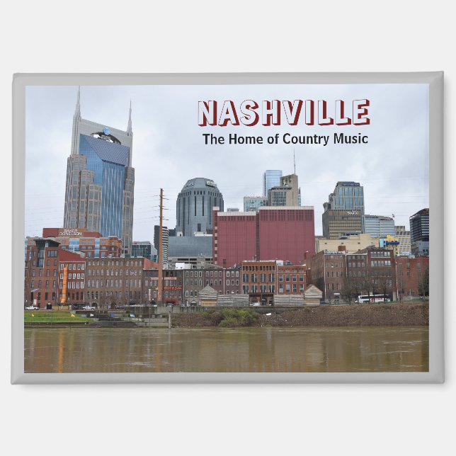 Aimant Nashville Tennessee Riverfront (Recto)