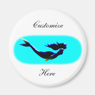 Aimant natation sous-marine de sirène