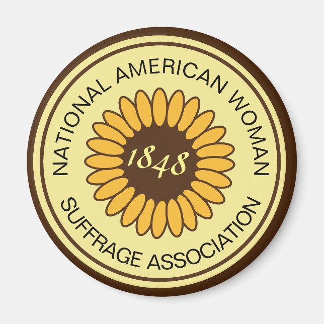 Aimant National Am. Assoc de suffrage féminin. commémorat (Devant)