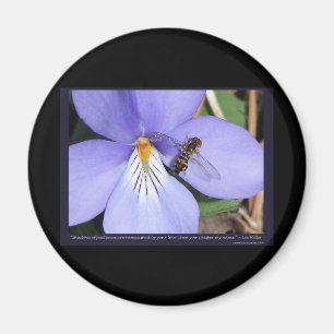 Aimant Nature De La Violette Inséparable-Pied