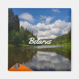 Aimant Nature Rivière Canal Forêt Paysage Biélorussie