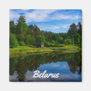 Aimant Nature Rivière Canal Forêt Paysage Biélorussie