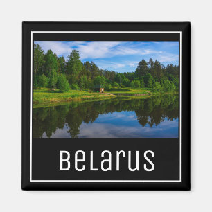 Aimant Nature Rivière Canal Forêt Paysage Biélorussie