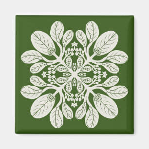 Aimant Naupaka de la courtepointe hawaïenne