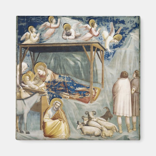 Aimant Navitité (Naissance de Jésus-Christ) (par Giotto) (Devant)