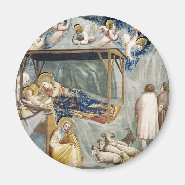 Aimant Navitité (Naissance de Jésus-Christ) (par Giotto) (Devant)