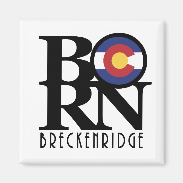 Aimant NÉ Breckenridge Colorado (Devant)