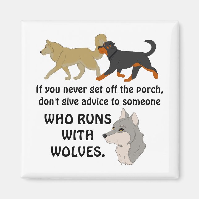 Aimant Ne donne pas de conseils du Porch (Devant)