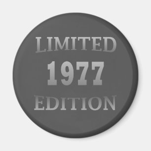 Aimant Né en 1977 anniversaire édition limitée