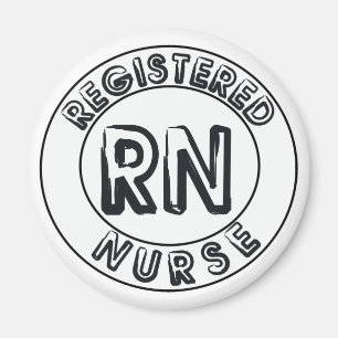 AIMANT NE INFIRMIÈRE LOGO INFIRMIÈRE ENREGISTRÉE
