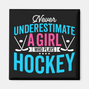 Aimant Ne jamais sous-estimer le hockey féminin