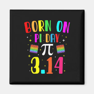 Aimant Né Le Jour Du Pi Mars Anniversaire Math Enseignant