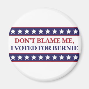 Aimant Ne me blâmez pas que j'ai voté pour Bernie