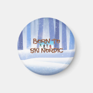 AIMANT NÉ POUR SKIER NORDIQUE