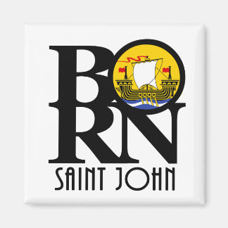 Aimant NÉ Saint John Nouveau-Brunswick