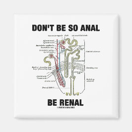Aimant Ne sois pas si Anal Be Renal (Néphron du Rein)