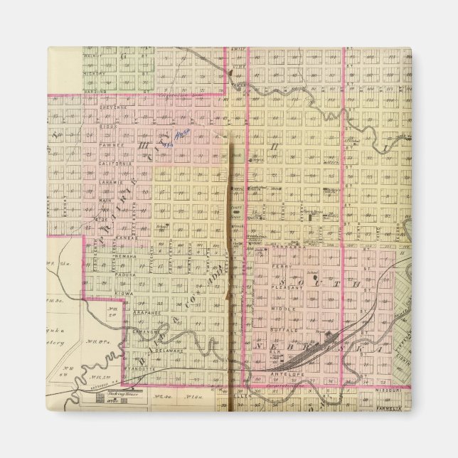 Aimant Nebraska City, Nebraska (Devant)