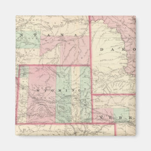 Aimant Nebraska, Dakota, Idaho, Montana et Wyoming