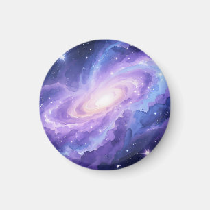 Aimant Nébuleuse de galaxie spirale pourpre Tourbillon co