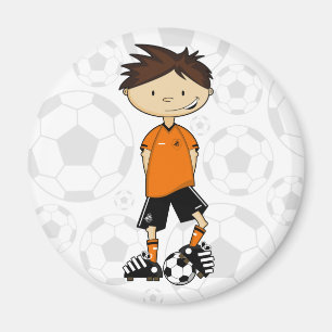 Aimant néerlandais de garçon du football
