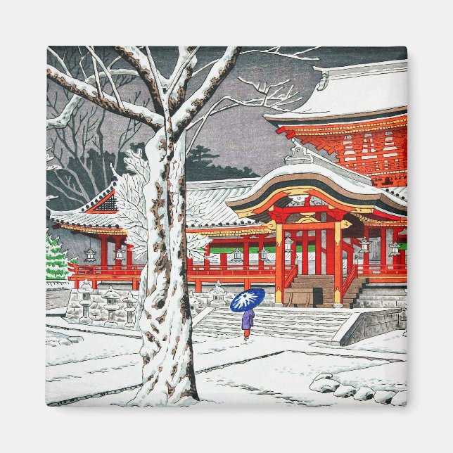Aimant neige cool dans iwashimizu hachiman shrine kyoto (Devant)