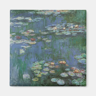 Aimant Nénuphars de Claude Monet, Fleurs Vintages