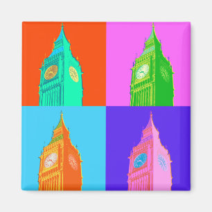 Aimant Néon Big Ben d'art de bruit