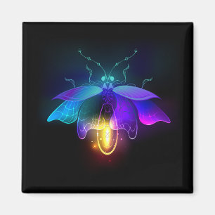 Aimant Neon Firefly sur noir