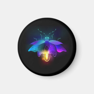 Aimant Neon Firefly sur noir