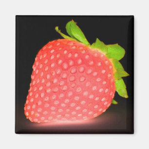 Aimant Neon look fraise rouge magie noire