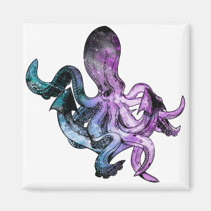 Aimant néon octopique
