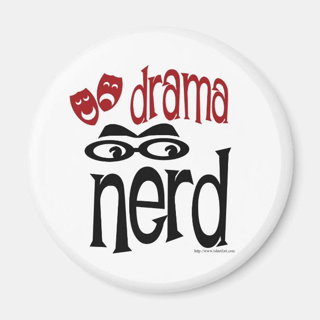 Aimant Nerd dramatique (Devant)