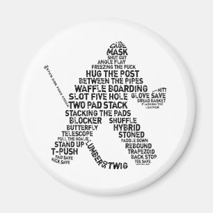 Aimant Netminder d'hockey