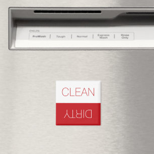Aimant Nettoyer Dirty indicateur réversible lave-vaissell
