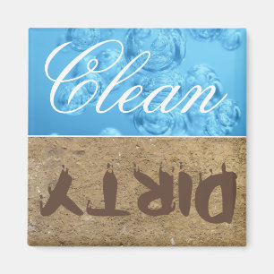 Aimant Nettoyez/aimant sale de lave-vaisselle