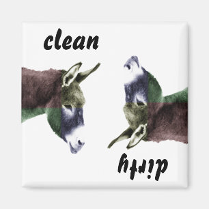 Aimant Nettoyez le Burro ou l'aimant sale de