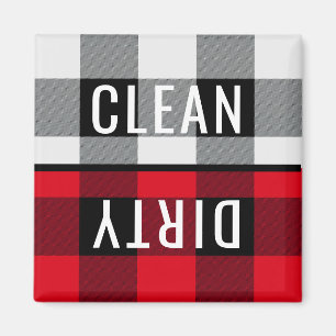 Aimant Nettoyez le carré de plaid sale de contrôle de