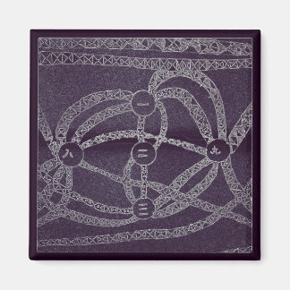 Aimant Neuf lune dans le monde sombre