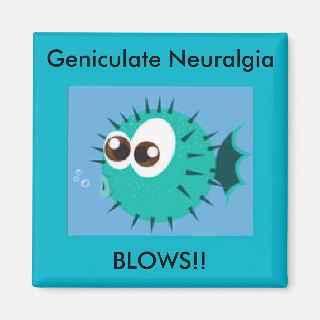 Aimant Neuralgie géniculaire souffle l'aimant (Devant)