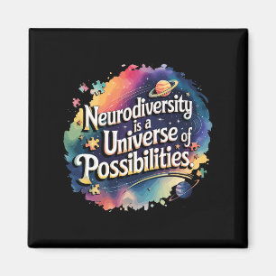 Aimant Neurodiversité Univers Des Possibilités Space Aut