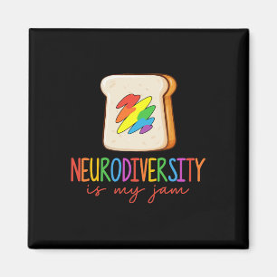 Aimant Neurodiversity Is My Jam Adhd Sensibilisation sur