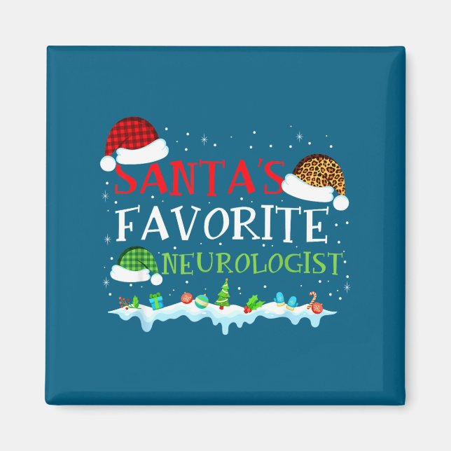 Aimant Neurologist Favorite Santa s Fun (Devant)