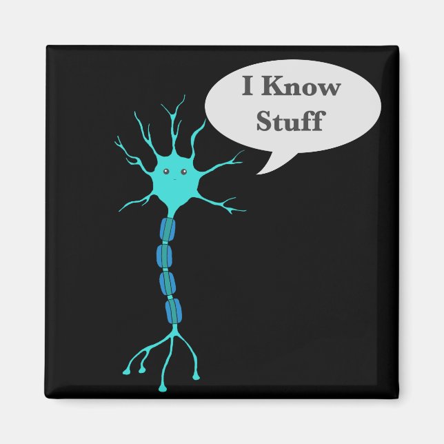 Aimant Neurone Je sais des choses (Devant)